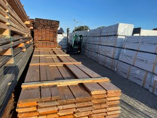 Ca. 80x Douglas Zweeds Rabat, 26x190mm, lengte 500cm
